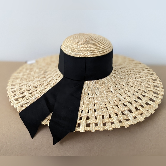 Eugenia Kim Mirabel Grosgrain-Trimmed Woven Straw Hat - Picture 2 of 5